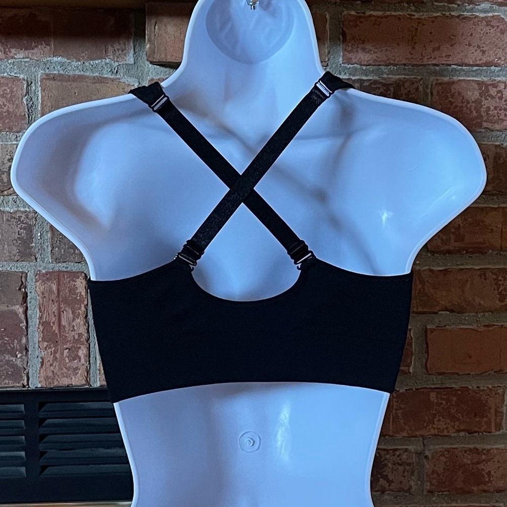 Puma Black Padded Sports Bra - Picture 3 of 4